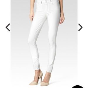 White Paige Hoxton Ankle Jeans